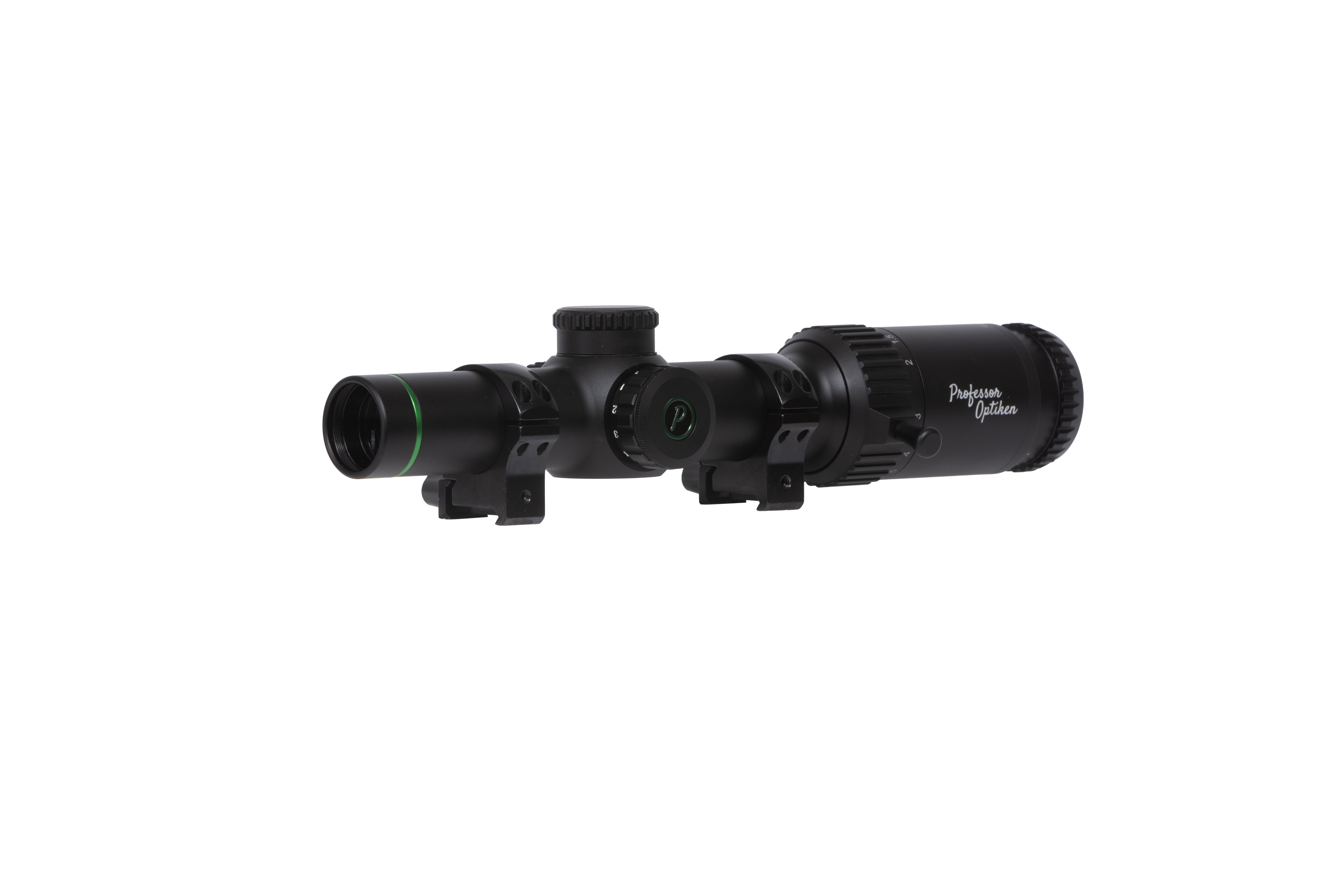 Professor Optiken Staffelsee  1,0-10x24  LD V2  Leuchtfaser-Absehen 4  ( kurze Bauform )