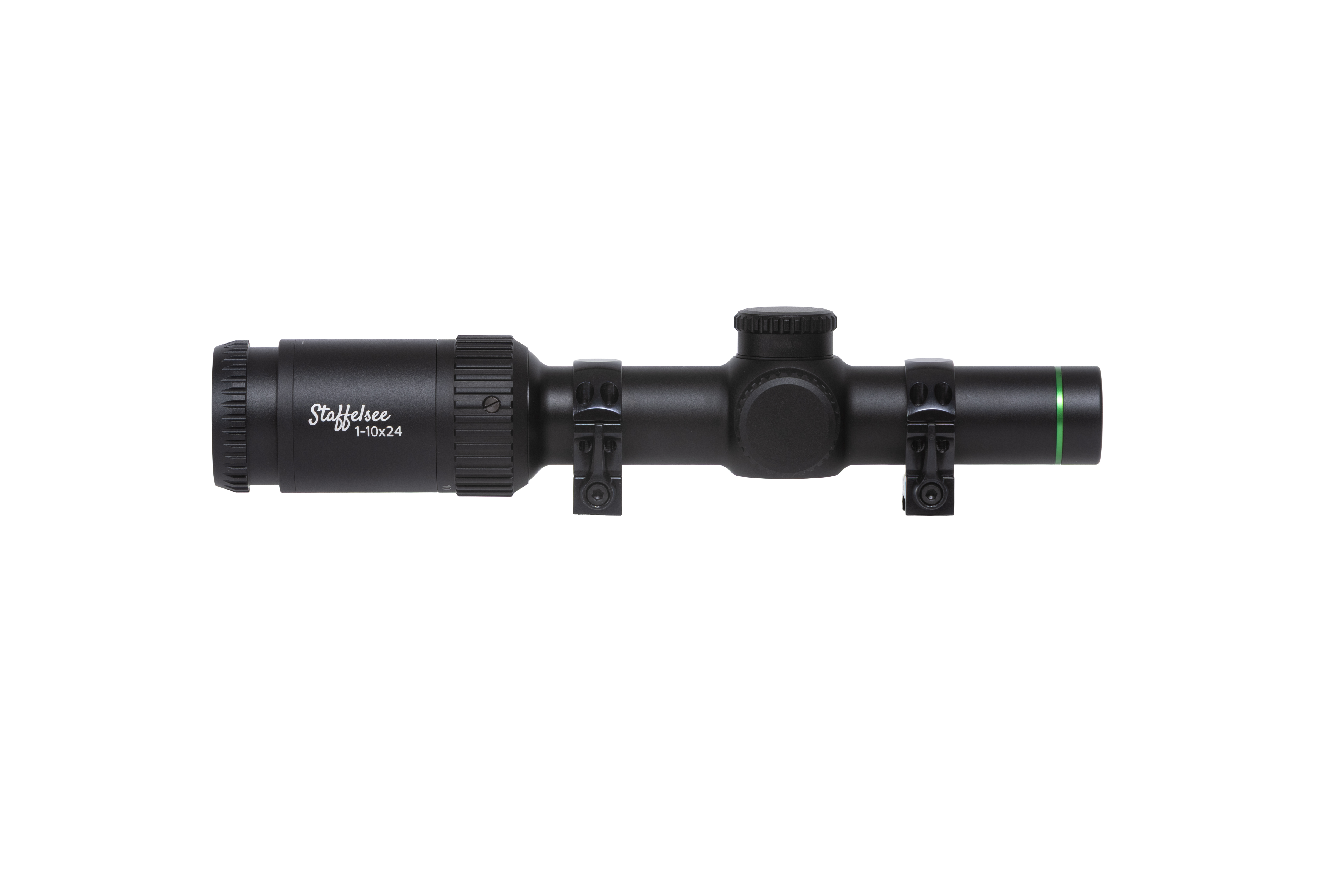 Professor Optiken Staffelsee  1,0-10x24  LD V2  Leuchtfaser-Absehen 4  ( kurze Bauform )