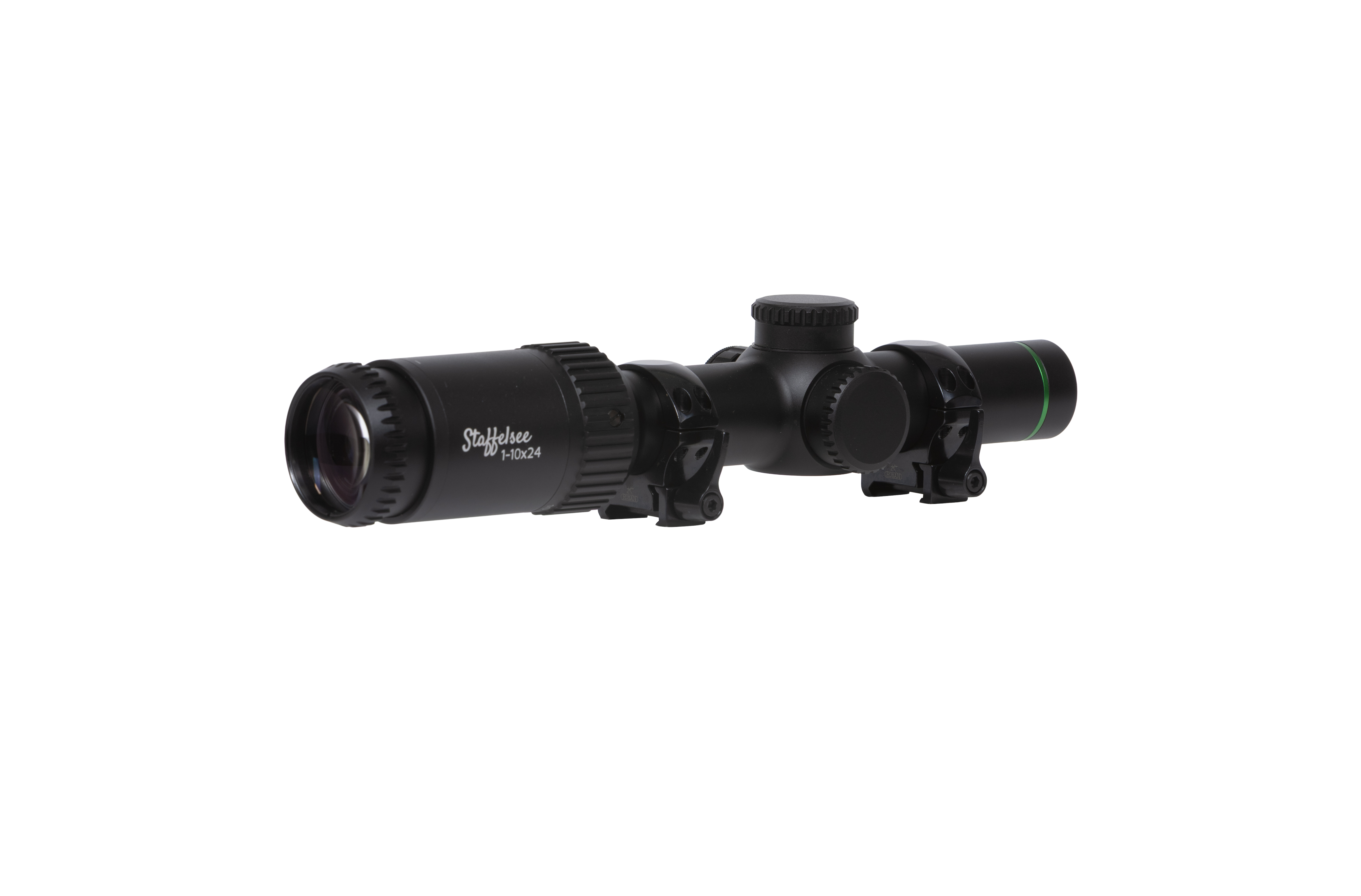 Professor Optiken Staffelsee  1,0-10x24  LD V2  Leuchtfaser-Absehen 4  ( kurze Bauform )