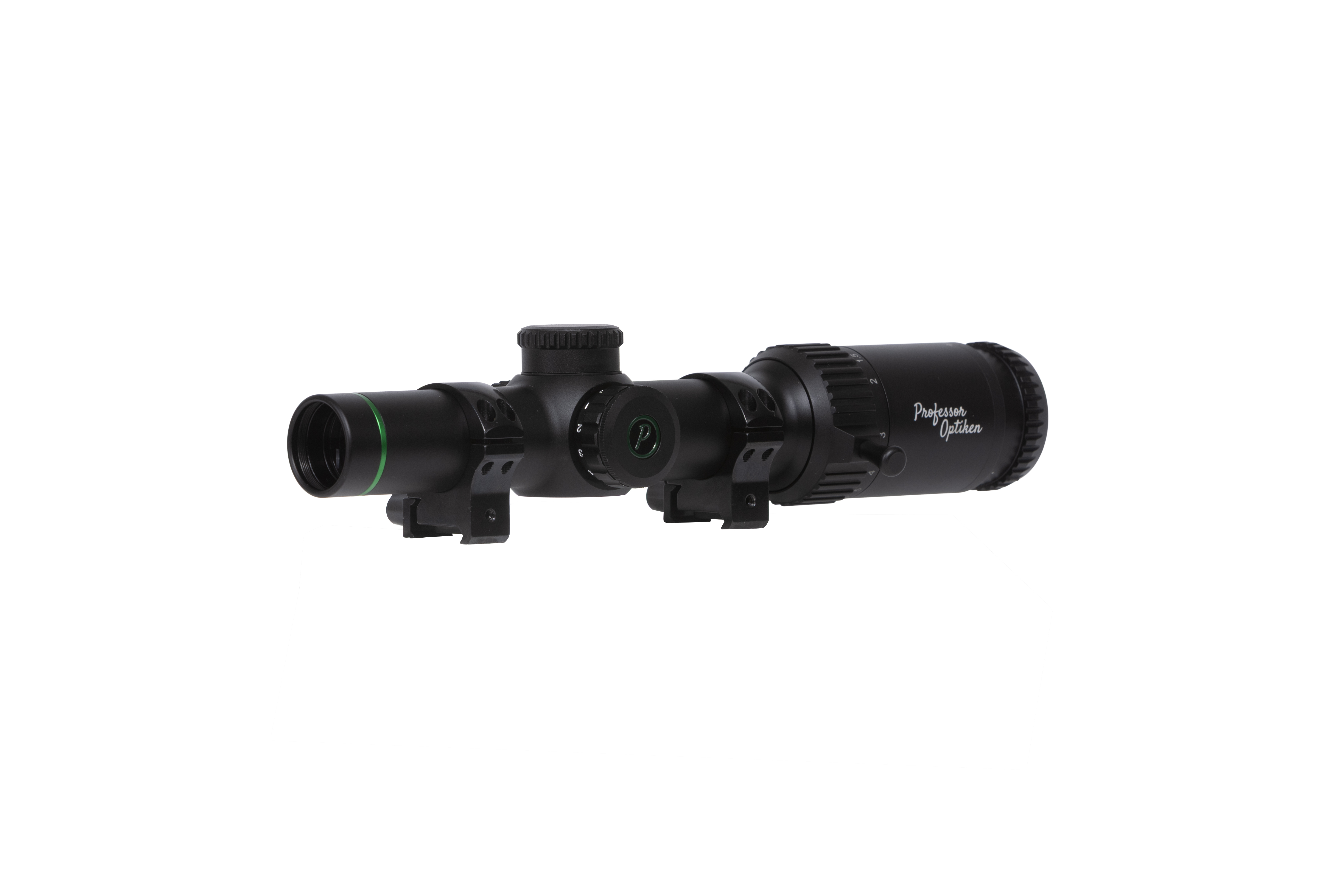 Professor Optiken Staffelsee  1,0-10x24  LD V2  Leuchtfaser-Absehen 4  ( kurze Bauform )